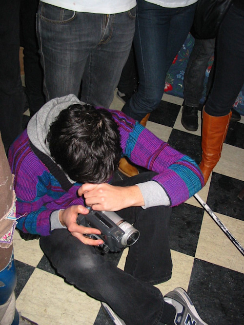 Nordic Art Fair Fest. Justin Samson filming