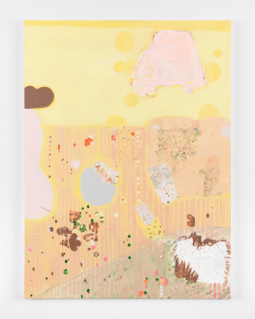 Rafael Delacruz, Theft And Wandering Around Lost, 2019. Acrylic on canvas, 48 x 36 in, 122 x 91 cm
