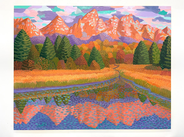 Oil on linen, 60 x 76 in (152 x 193 cm)