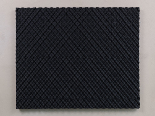 Ara Peterson, Black Diamond Panel, 2007-2012. Acrylic paint on wood, 30 x 36.5 x 1.5 in, 76 x 92 x 4 cm