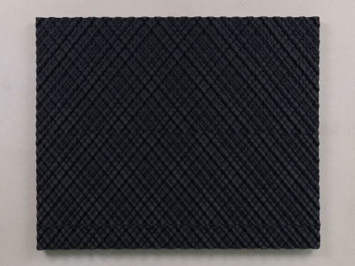 Ara Peterson, Black Diamond Panel, 2007-2012. Acrylic paint on wood, 30 x 36.5 x 1.5 in, 76 x 92 x 4 cm