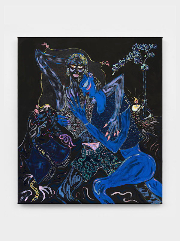 Flashe, acrylic, oil pastel on linen, 150 x 130 cm (59 x 51 in)