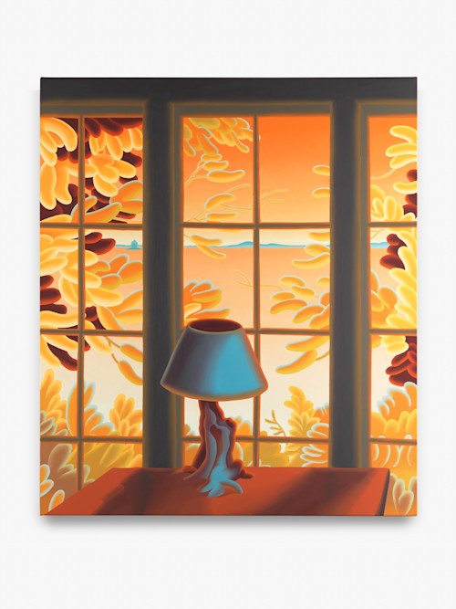 Madeleine Bialke, Splinter, 2026. Oil on canvas, 100 x 86 cm (39 x 34 in)