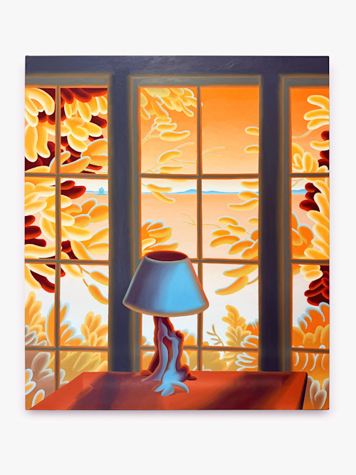 Madeleine Bialke, Splinter, 2026. Oil on canvas, 100 x 86 cm (39 x 34 in)
