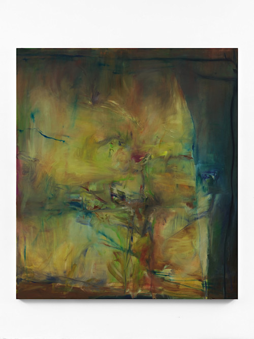 Tianyue Zhong, Spin, 2024. Oil on canvas, 68 x 60 in (173 x 152 cm)