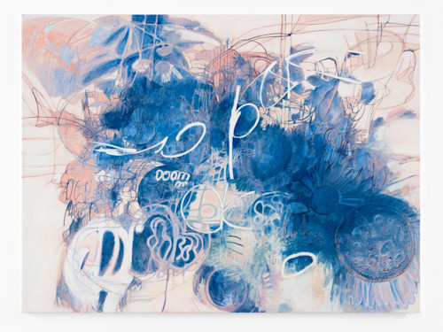 Jim Thorell, Serpentine Shepherd Citadel, 2023. Oil on canvas, 150 x 200 cm (59 x 79 in)