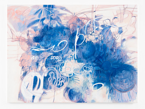 Jim Thorell, Serpentine Shepherd Citadel, 2023. Oil on canvas, 150 x 200 cm (59 x 79 in)