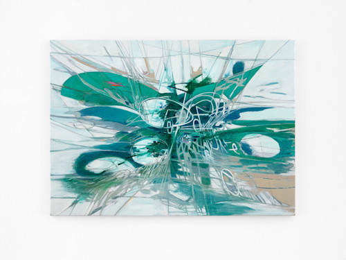 Jim Thorell, Cloverfeld Clear Quartz, 2024. Oil on linen, 100 x 140 cm (39 x 55 in)