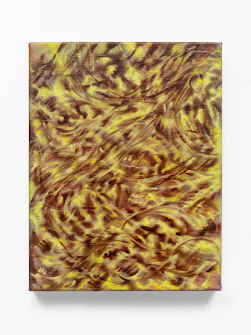 Katarina Caserman, Otnasletyeshosch I, 2025. Oil on Canvas, 18 x 14 in (45 x 35 cm)