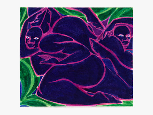 Tunji Adeniyi-Jones, Untitled, 2018. Ink pen on paper, 5 x 6 in (13 x 15 cm)