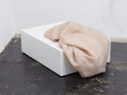 Ivana Basic, In my scarred fevered skin you see the end. In your healthy flesh I see the same, 2016. Archival silicone, 24 x 16 x 14 in, 60 x 40 x 35 cm