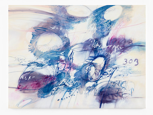 Jim Thorell, Alpine Alchemical Aloe, 2023. Oil on canvas, 150 x 200 cm (59 x 79 in)