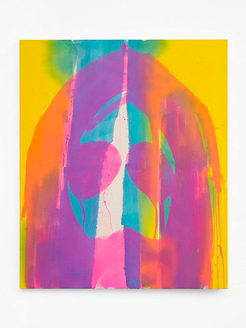 Liz Markus, Bubble Yum, 2022. Acrylic on canvas, 72 x 60 in (183 x 152 cm)
