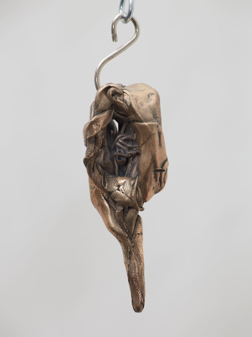 Jaakko Pallasvuo, Pendant III, 2016. Bronze, 2 x 1 x 1 in, 6 x 3 x 2 cm