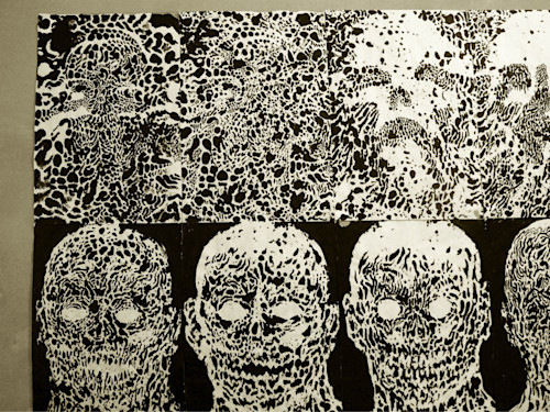Mat Brinkman, Heads 4 (Heads 48 II). detail
