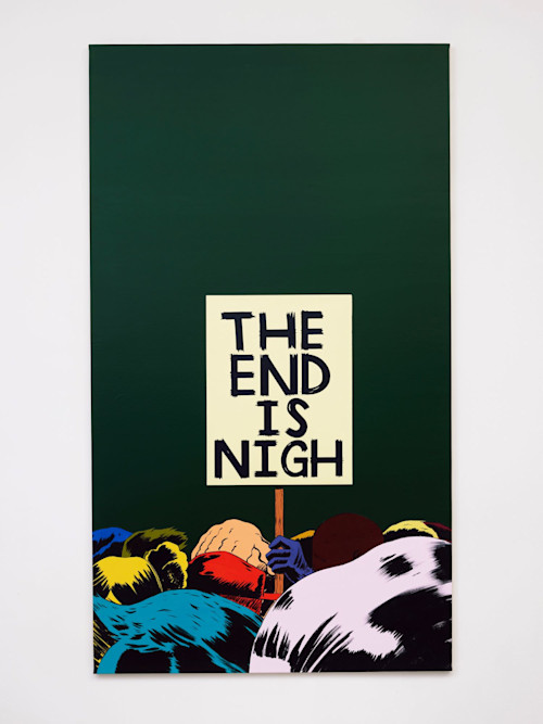 Mark Thomas Gibson, Little Helper, 2018. Acrylic on canvas, 70 x 40 in, 178 x 102 cm