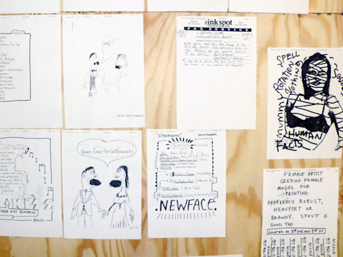 Faxination, Curated by Bill Saylor. Erik Parker, Bill Saylor, Nicole Eisenman