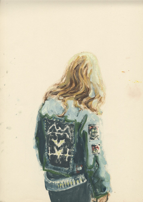 Danilo Stankovic, Empty Head I, 2013. Oil on paper, 42 x 30 cm